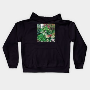 Conservatory garden 1 by Jo Reitze Kids Hoodie